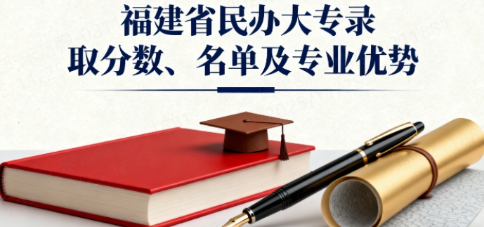 福建民办本科录取分数及位次