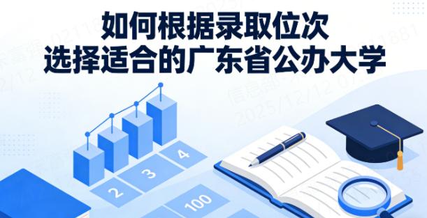 怎样根据录取位次选择适合的广东省公办大学?