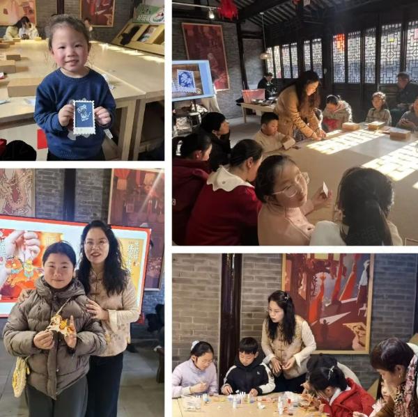 东台中专非遗研学团队惊艳亮相安丰古街新春吉市