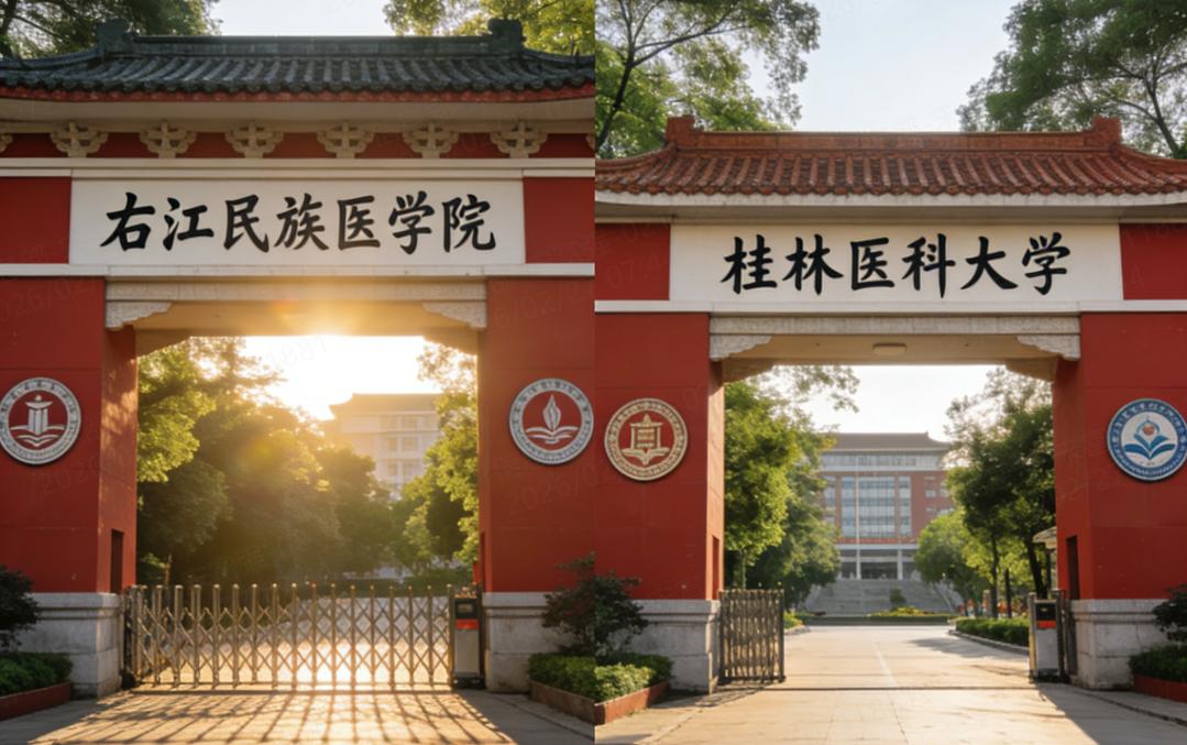 右江民族医学院 vs 桂林医科大学:口腔医学录取分数对比(2023-2025年数据)