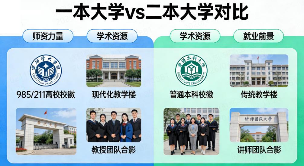 一本vs二本大学的区别有哪些?