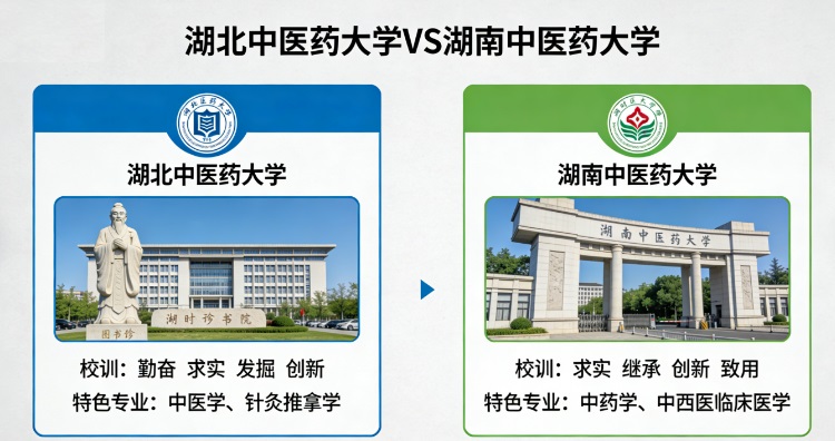 湖北中医药大学的录取分数线与湖南中医药大学录取分数对比