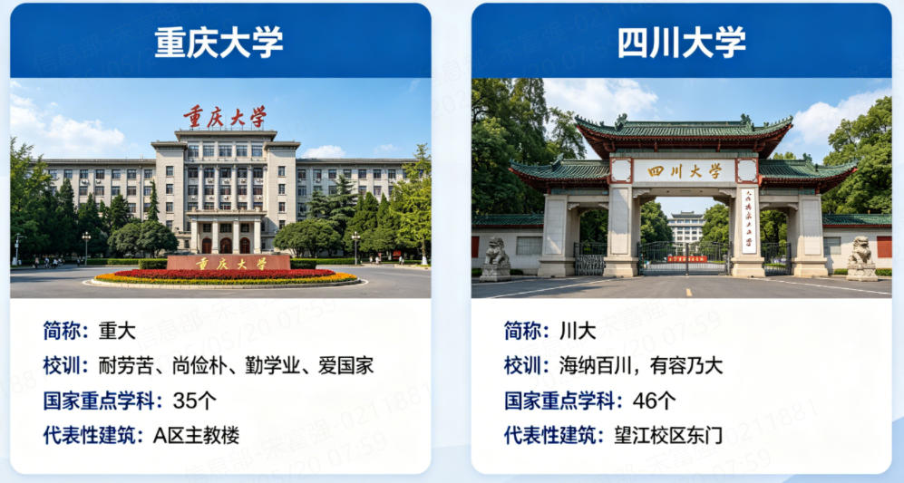重庆大学 vs 四川大学:计算机专业深度对比