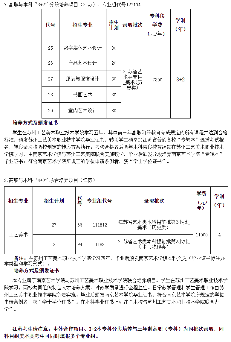 2024苏州工艺美术职业技术学院艺术类招生简章